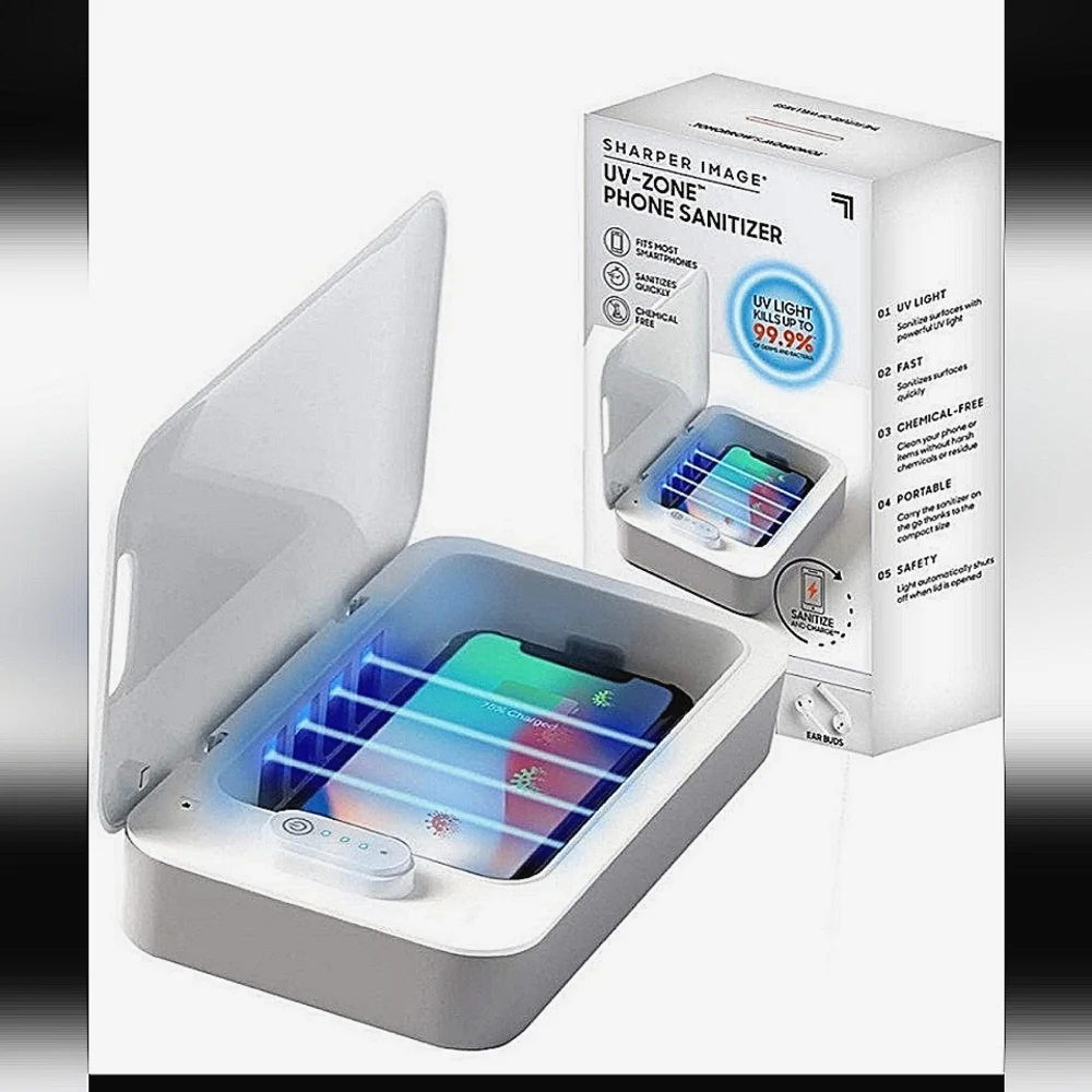 NIB UV Sanitizer Sterilizer Box for ... Phones, Ear Buds,Keys